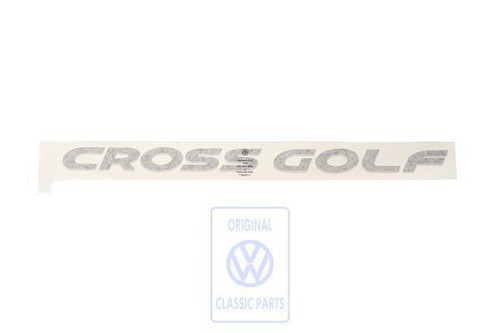 Scritta adesiva vag - vag, golf